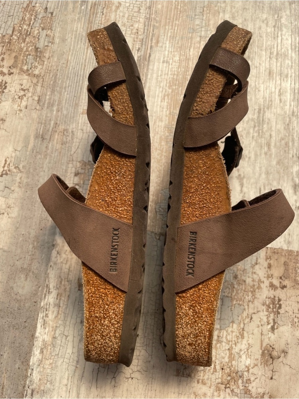 GUC Genuine Birkenstock Strappy Sandals - Picture 2 of 7